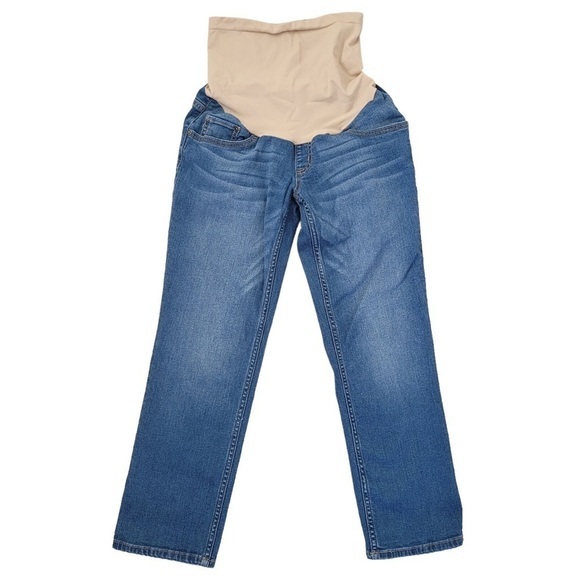 Motherhood Maternity Indigo Blue Secret Fit Belly skinny jeans medium wash XS - Picture 4 of 13